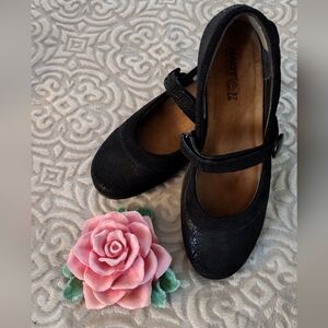 NAOT Made in Israel Leather Black Women's Size 37 L6